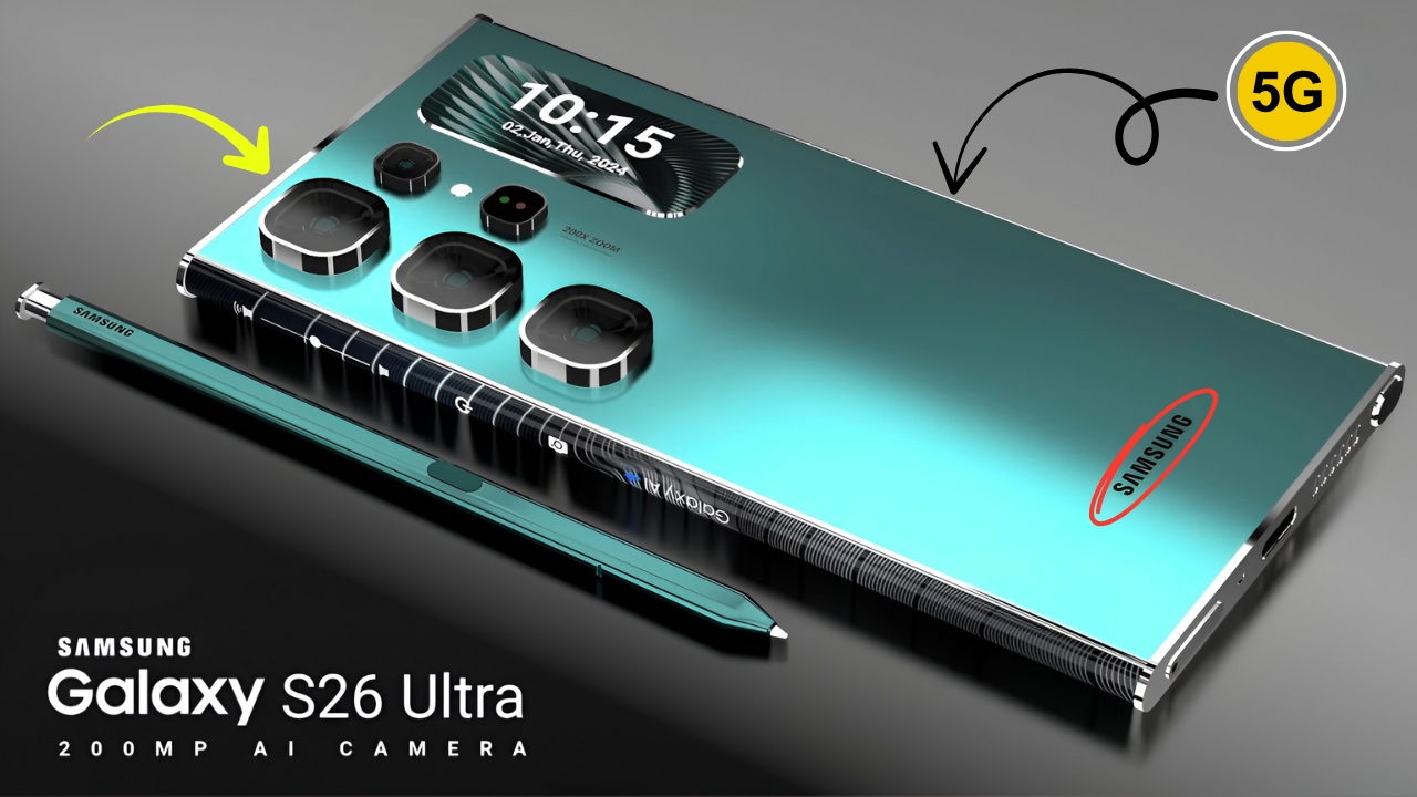 Samsung Galaxy S26 Ultra Snapdragon 8 Elite 2, 200MP Camera & 5G Power