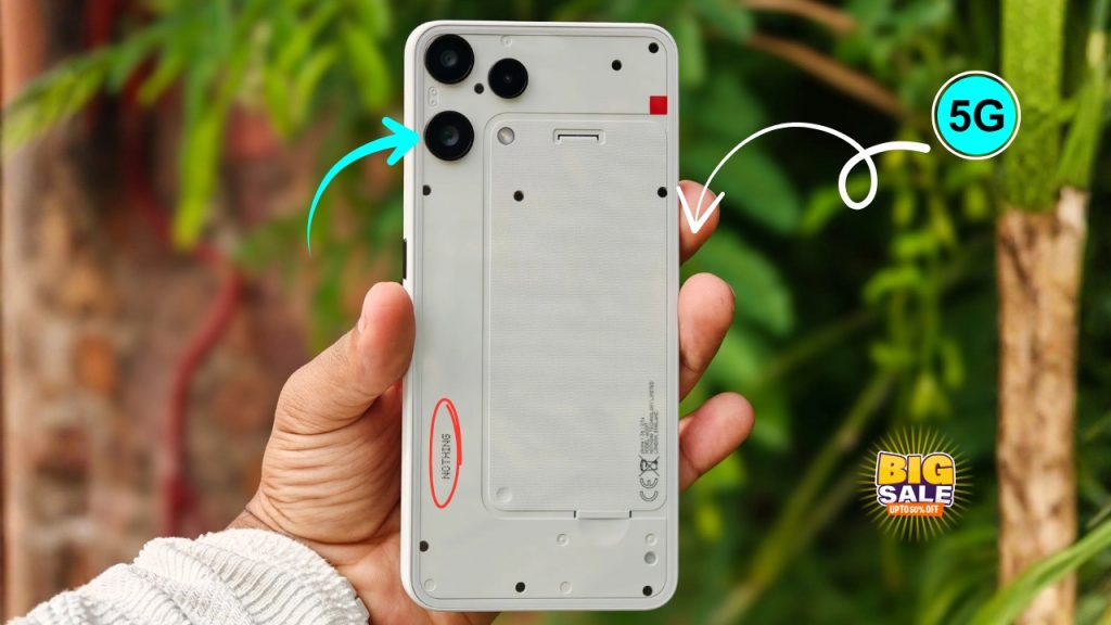 Nothing Phone 3a 6.77 Inch AMOLED Display with 120Hz Refresh Rate