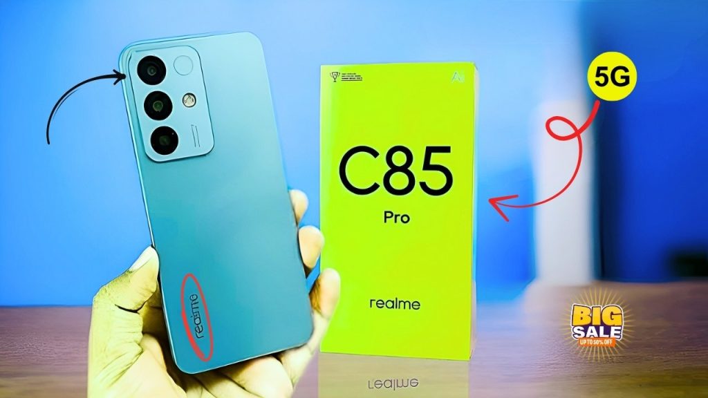 Realme C85 5G Launch 2025 7000mAh Battery Dimensity 6300 144Hz Display