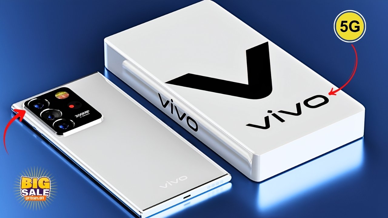 Vivo 5G Premium Smartphone with 200MP Camera, 12GB RAM & 7600mAh Battery Unbeatable Performance