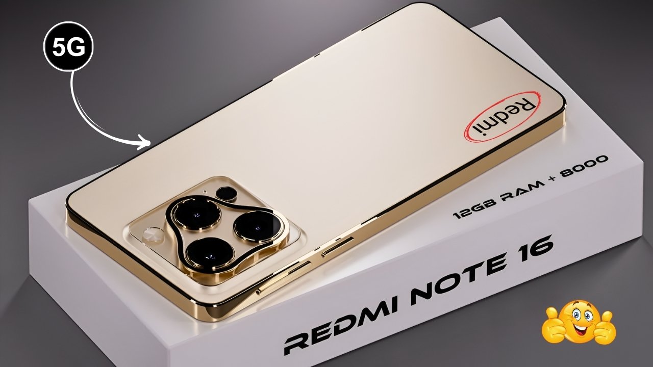 Xiaomi Redmi Note 16 5G Unveiled 12GB RAM 8000mAh Battery 4K Display and Flagship Level Features